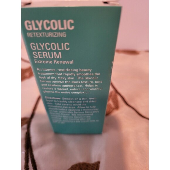 SERIOUS SKIN CARE GLYCOLIC EXTREME RENEWAL SERUM - ORIGINAL (NWB/1oz/Sealed) - Picture 5 of 5